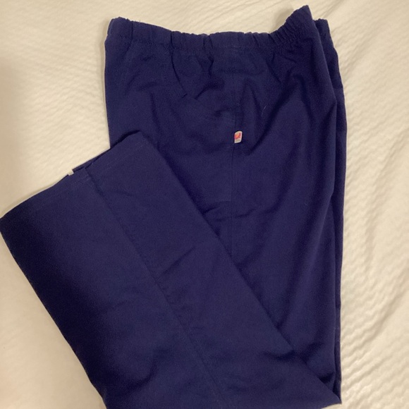 Urbane Scrub Pants Women's Size Medium Solid Blue - Picture 2 of 7